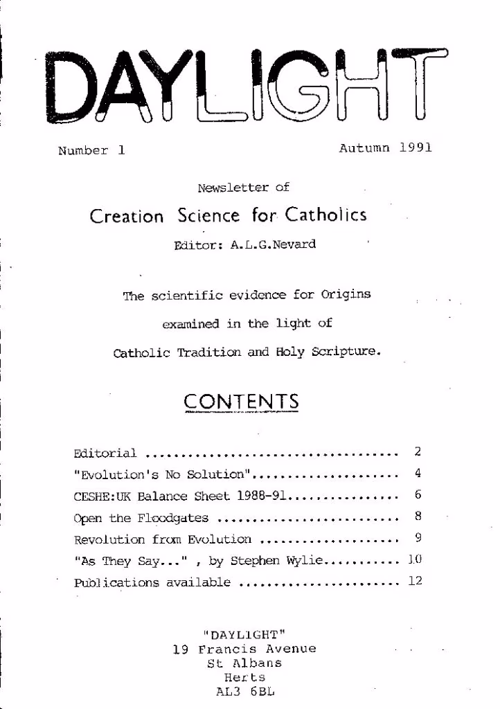 thumbnail of daylight-magazine-number-001-1991