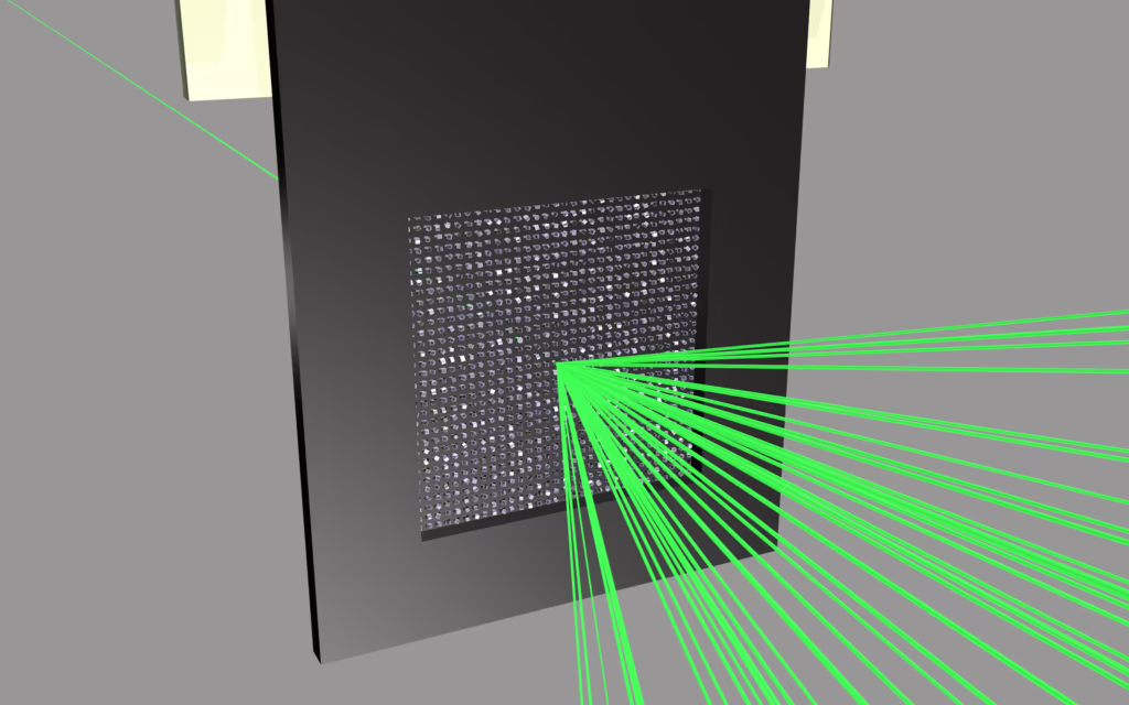 Schematizzazione del set-up sperimentale.