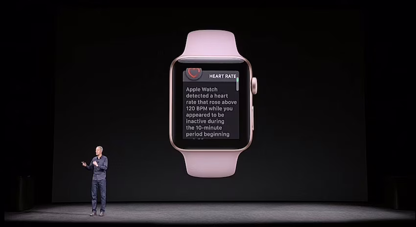 Apple Watch heart rate