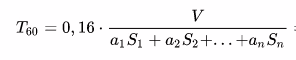 formula di sabine