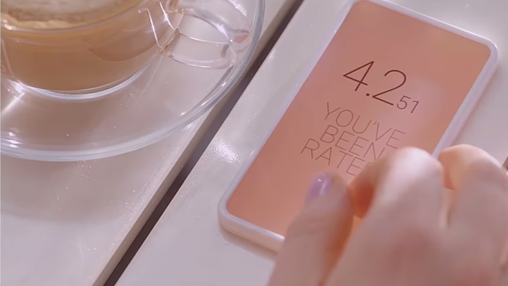 L'applicazione presente in black mirror per votare le persone e le interazioni tra esse