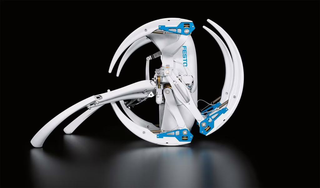 La capriola dello spider-robot