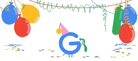 Google 18 anni Doodle