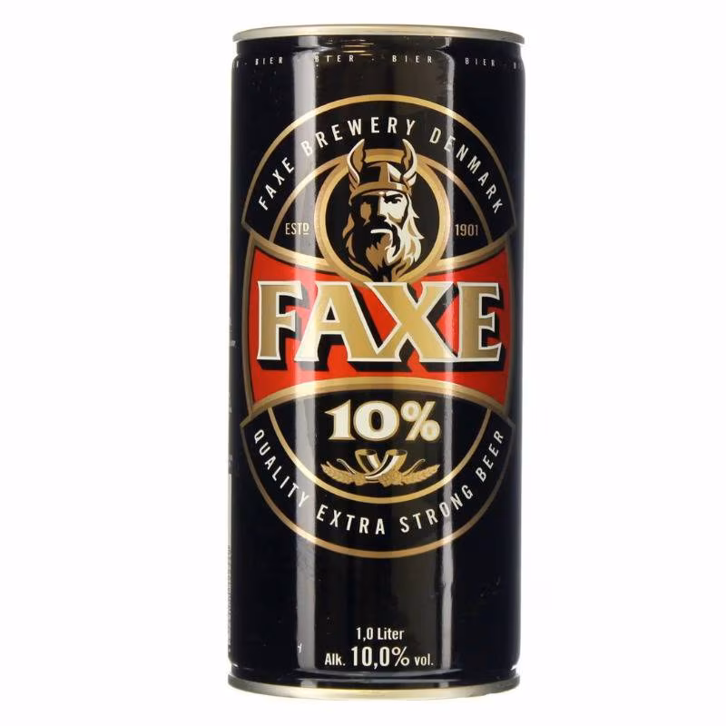 Faxe Extra Strong Beer 10% 1 l