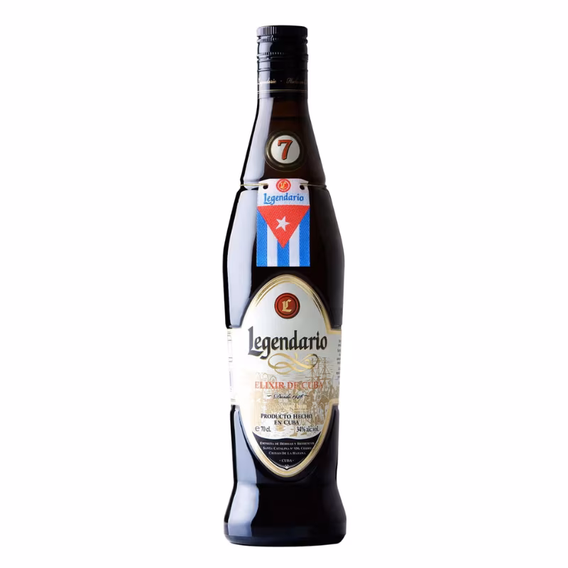 Legendario Elixirde Cuban 7yo 34% 0.7 l