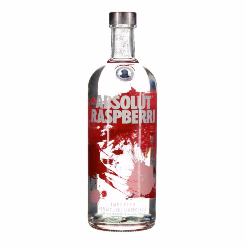 Absolut Raspberri Flavored Vodka 40% 1 l
