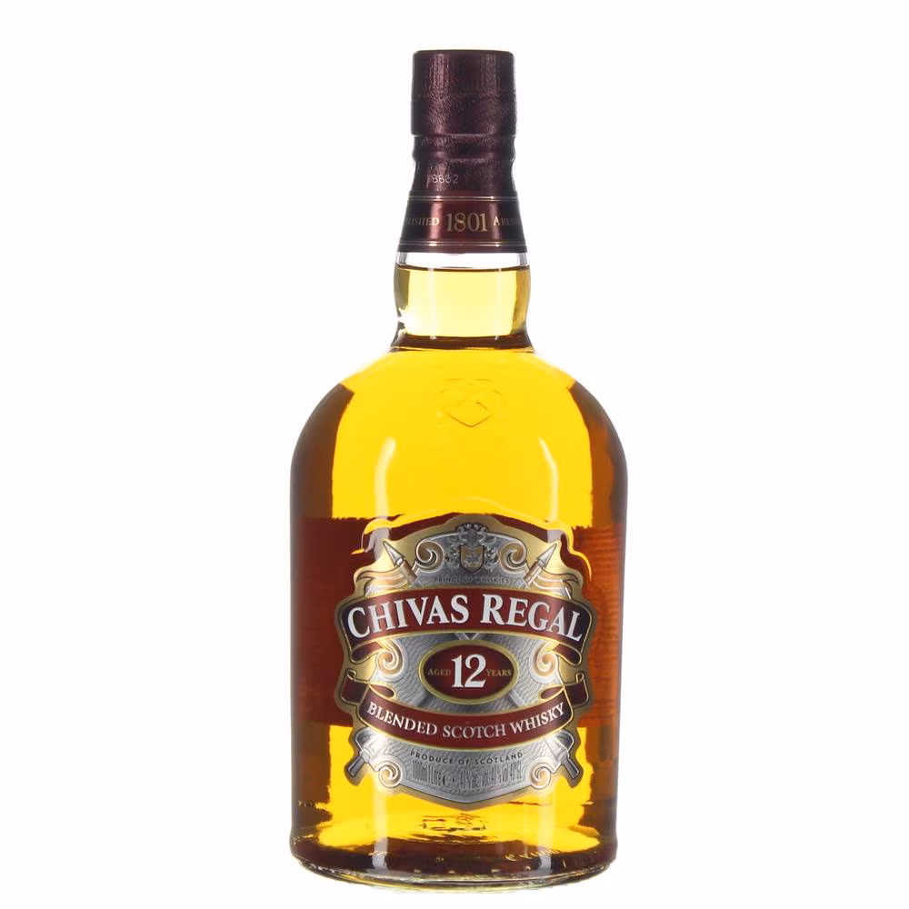 Chivas Regal 12YO Blended Scotch Whisky 40% 1 l