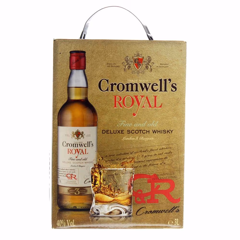 Cromwell´s Royal Deluxe Scotch Whisky Fine And Old 40% 3 l BIB