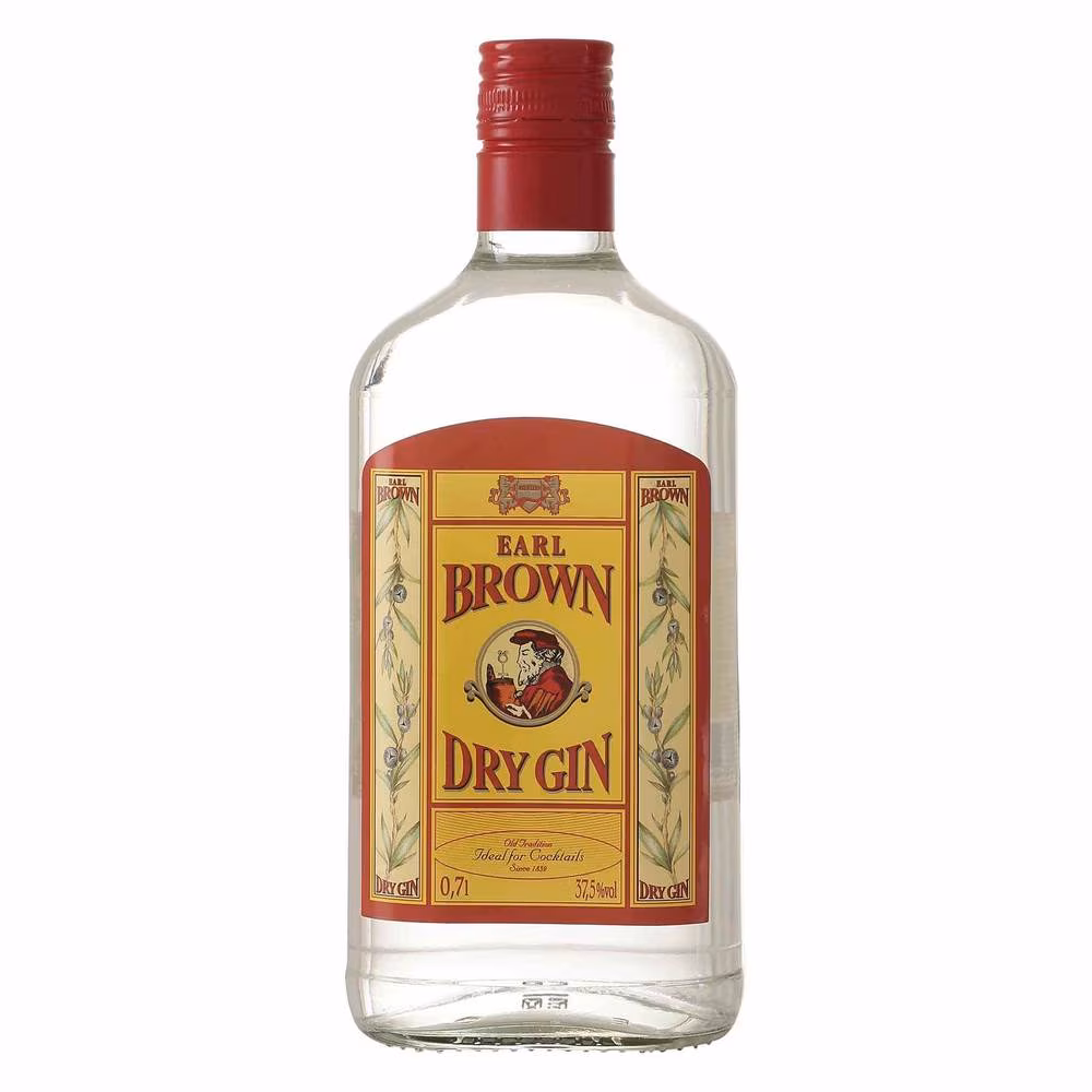 Earl Brown Dry Gin 37.5% 0.7 l