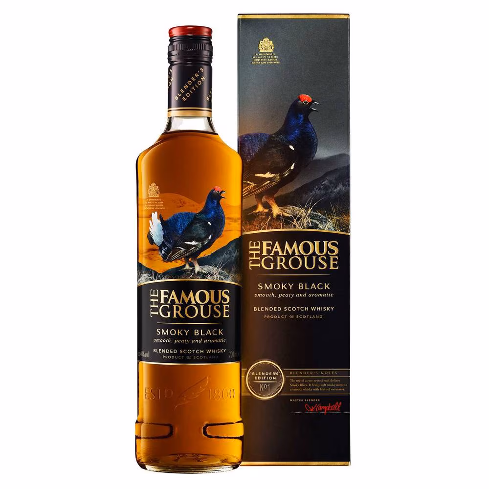 The Famous Grouse Smoky Black Whisky 40% 1 l