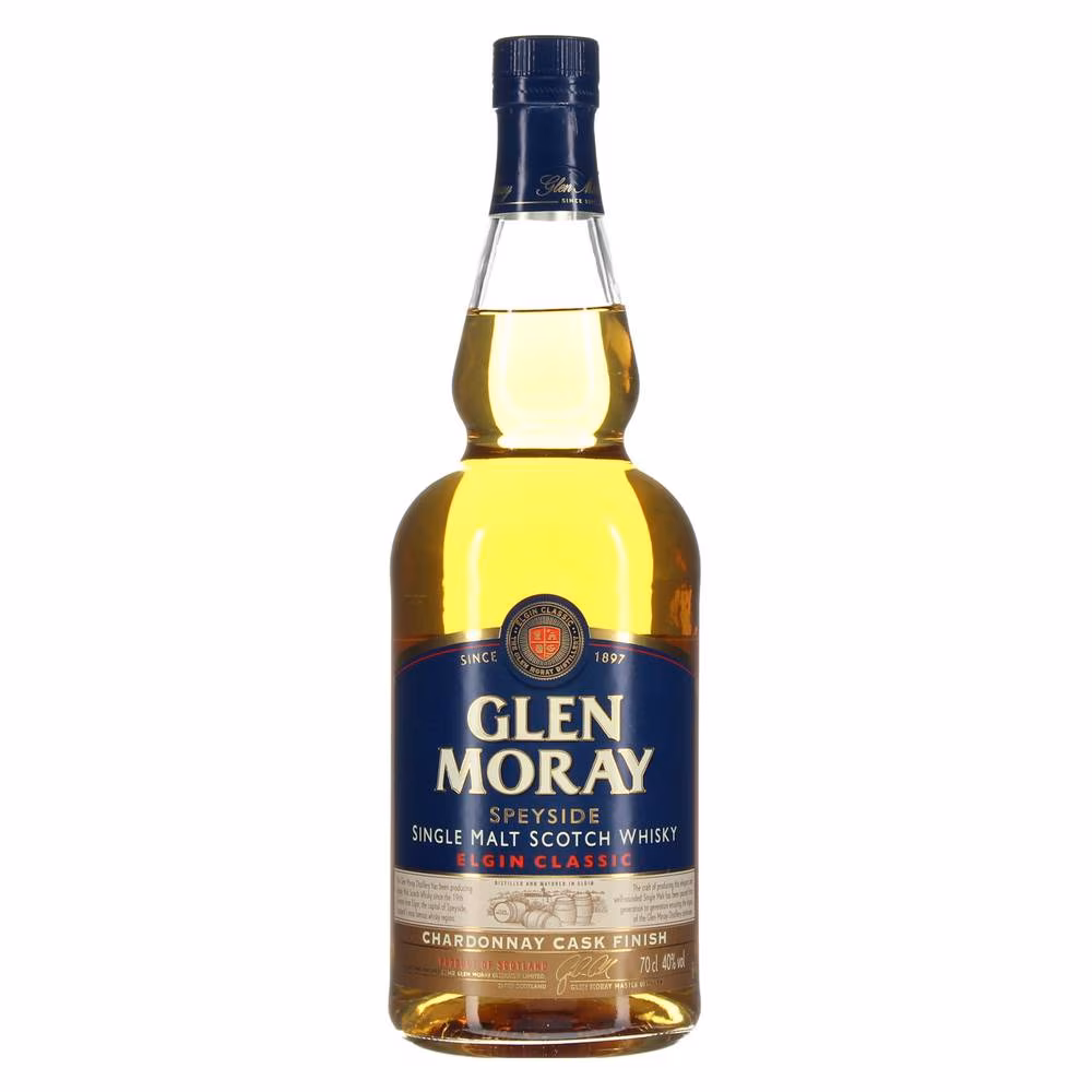 Glen Moray Chardonnay Cask Speyside Single Malt Scotch Whisky 40% 0.7 l