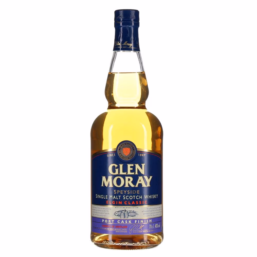 Glen Moray Port Cask Finish Speyside Single Malt Scotch Whisky 40% 0.7 l