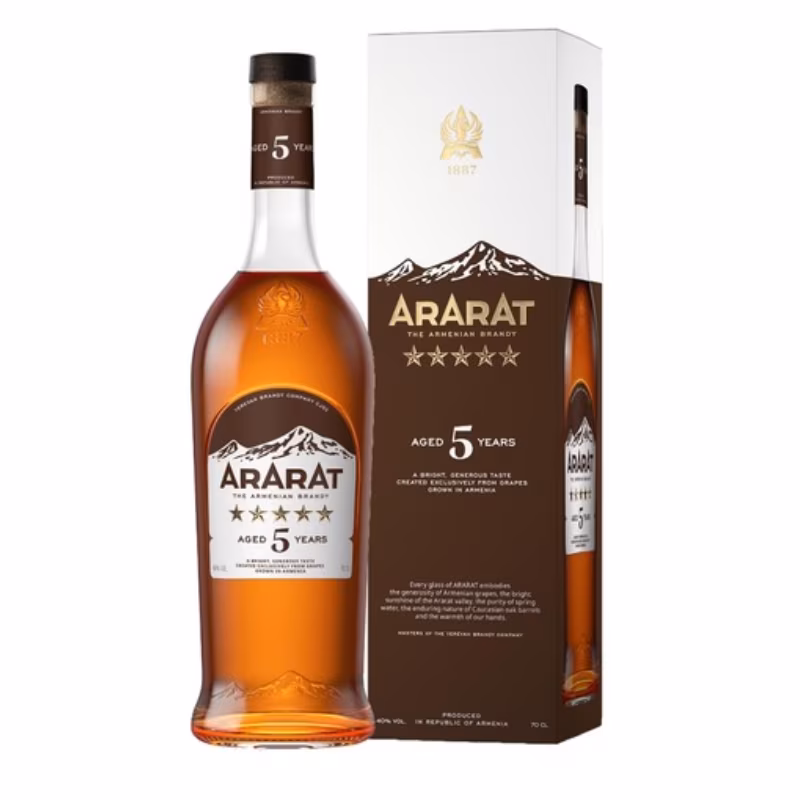Ararat Brandy 5* 40% 0.7 l