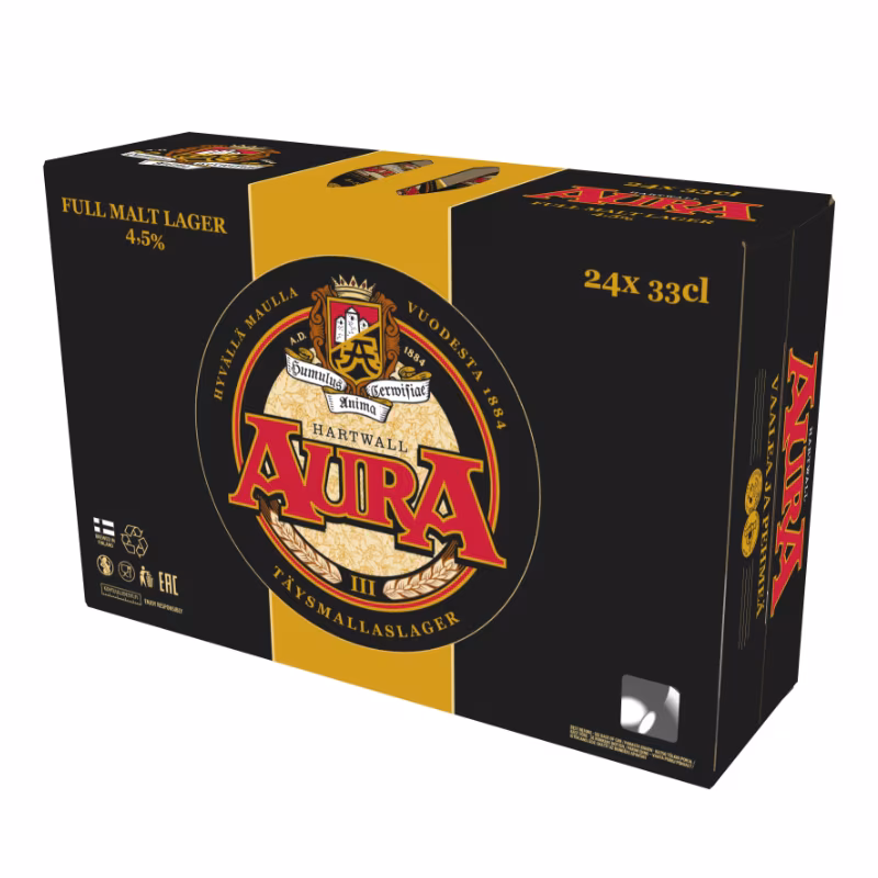 Aura Vaalea Pehmeä 4.5% 24×0.33 l