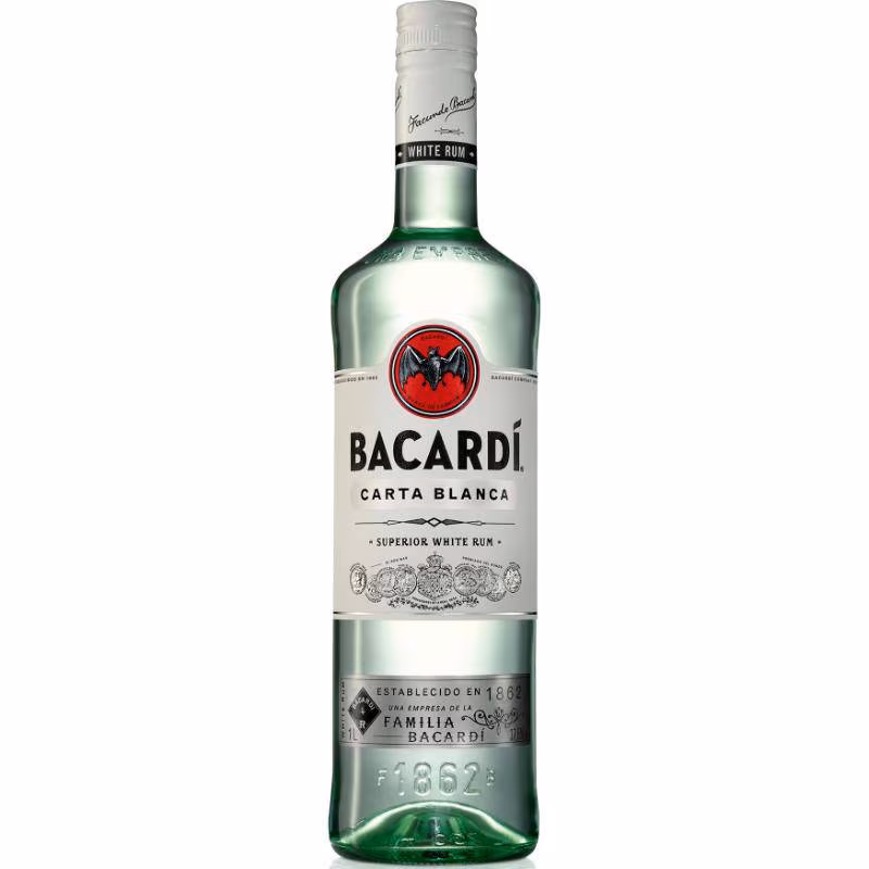 Bacardi Carta Blanca Superior White Rum 37.5% 1 l