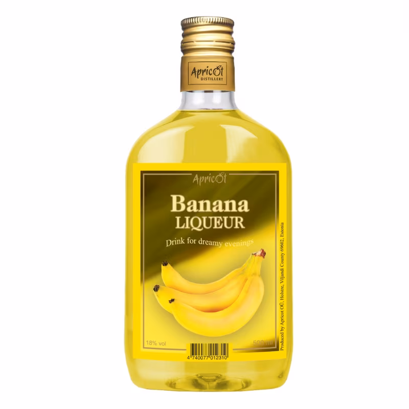 Banana Liqueur 18% 0.5 l PET