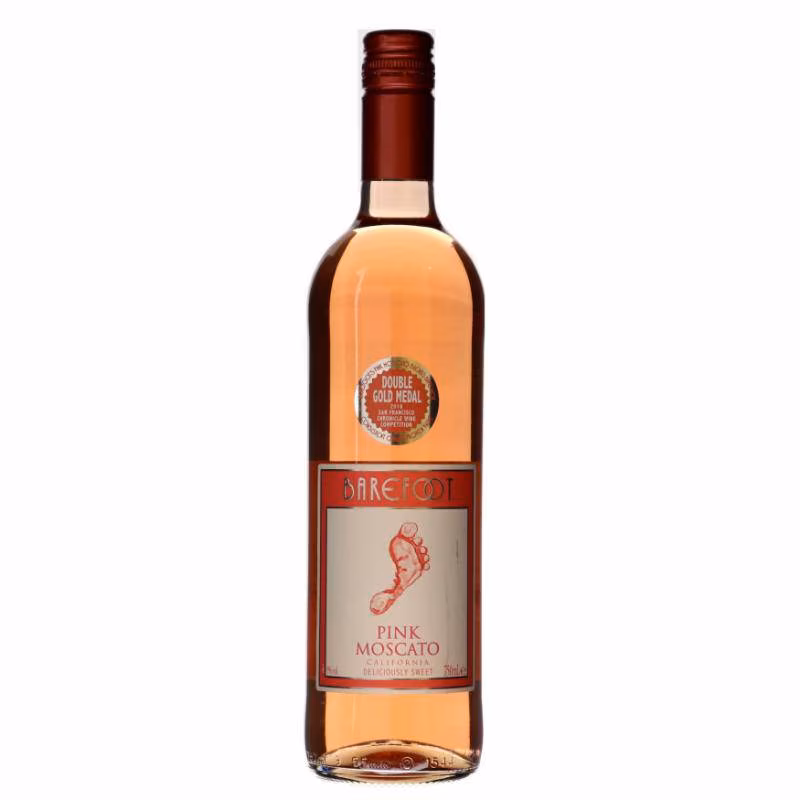 Barefoot Pink Moscato California  9% 0.75 l