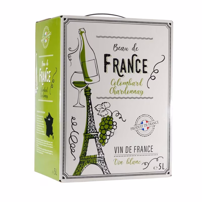 Beau de France Colombard Chardonnay 11.5% 5 l BIB