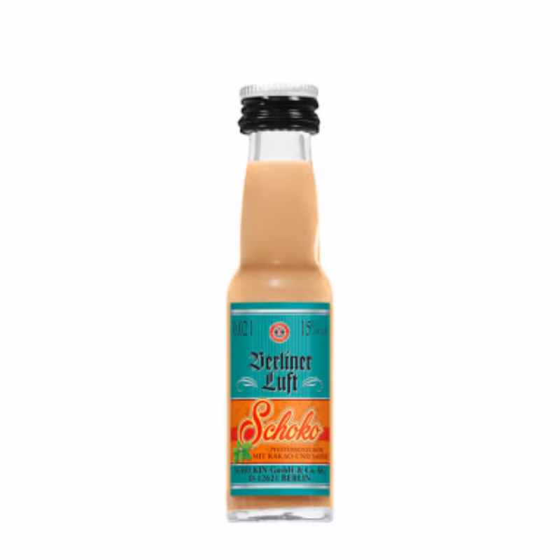 Berliner Luft Schoko Pfefferminzlikör 15% 0.02 l MINI