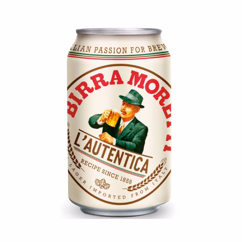 Birra Moretti Premium Lager 4.6%  24×0.33 l