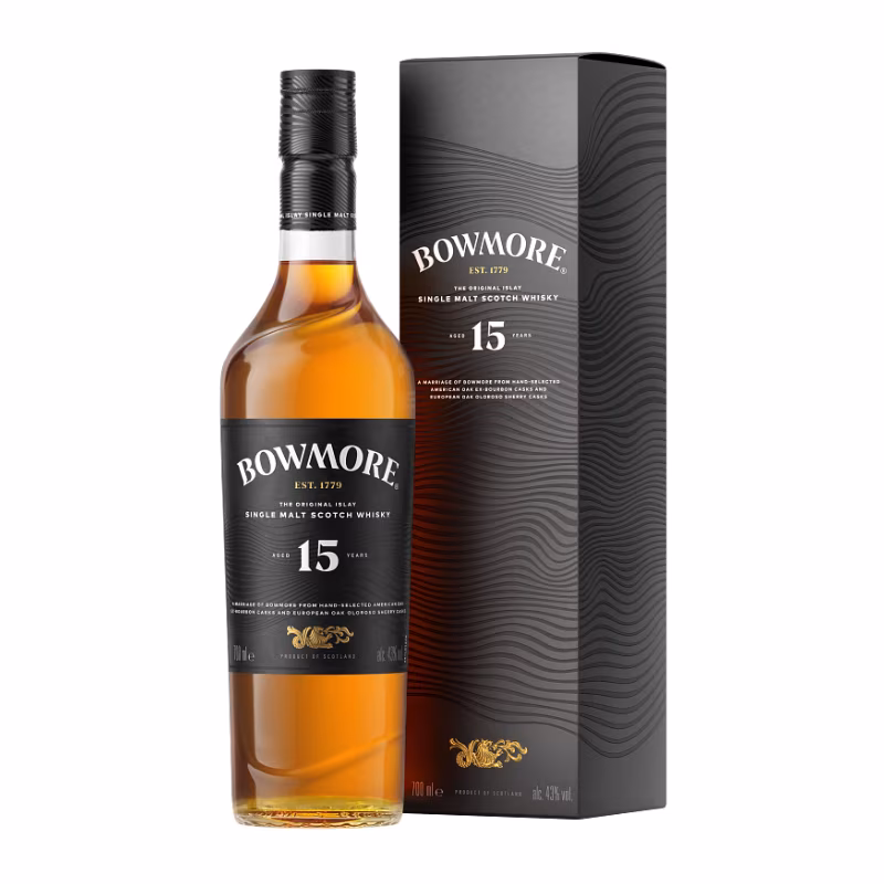 Bowmore 15 Years Old Islay Single Malt Whisky 43% 0.7 l