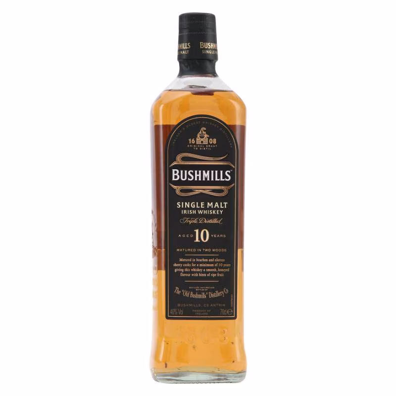 Bushmills Single Malt Irish Whiskey 10 Y 40% 0.7 l