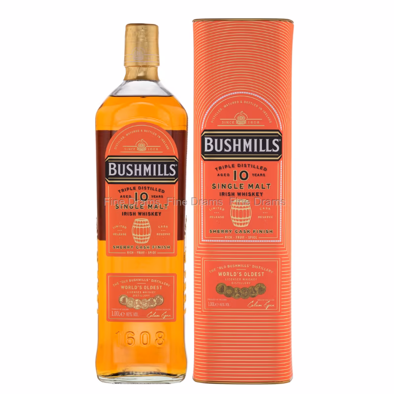 Bushmills 10 Years Sherry Cask Whiskey 46% 1 l