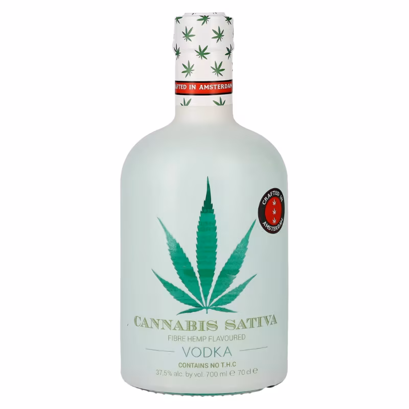 Cannabis Sativa Fibre Hemp Flavoured Vodka 37.5% 0.7 l