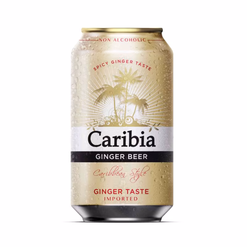 Caribia Ginger Beer 0.0% 12×0.33 l Alcohol Free