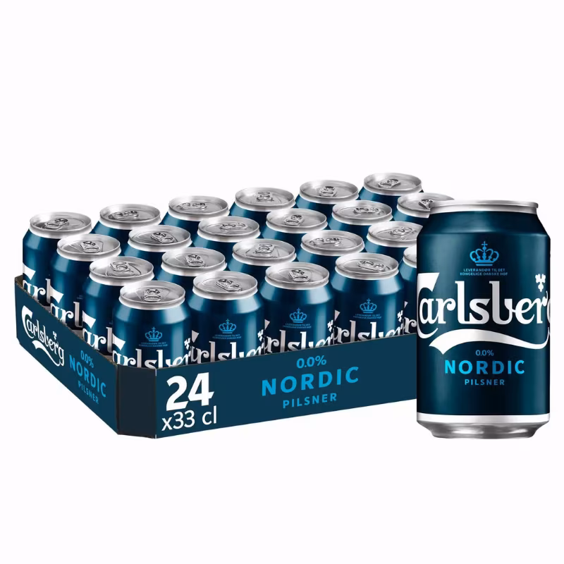 Carlsberg Nordic Pilsner 0.0% 24×0.33 l