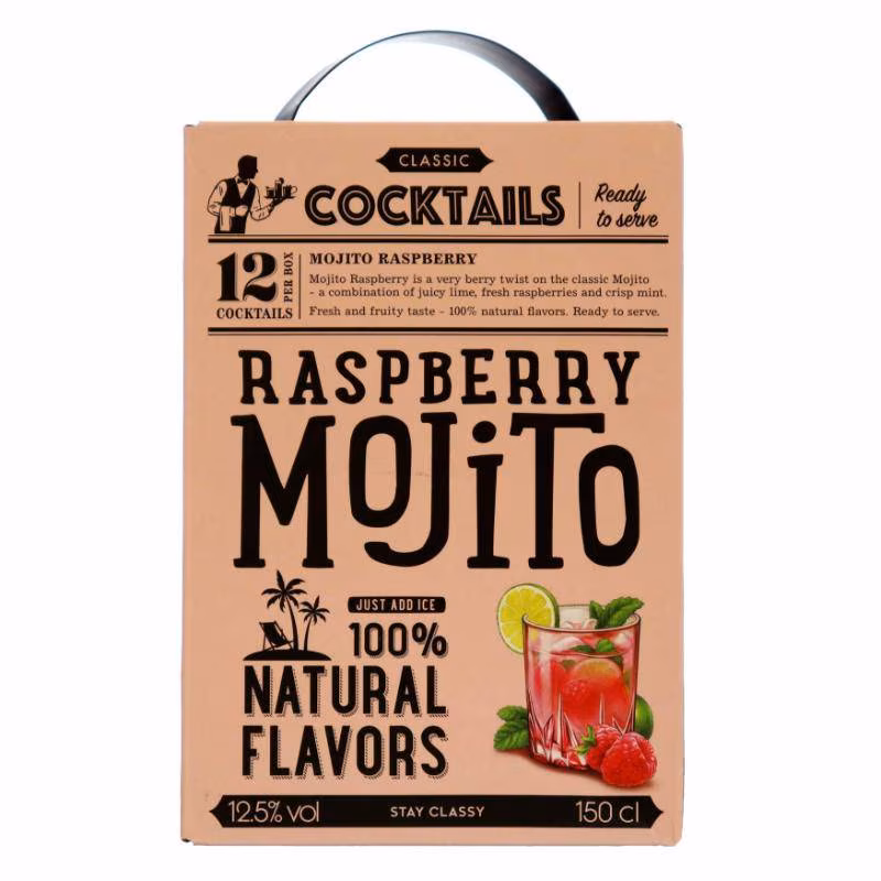 Classic Cocktail Raspberry Mojito 12% 1.5 l BIB