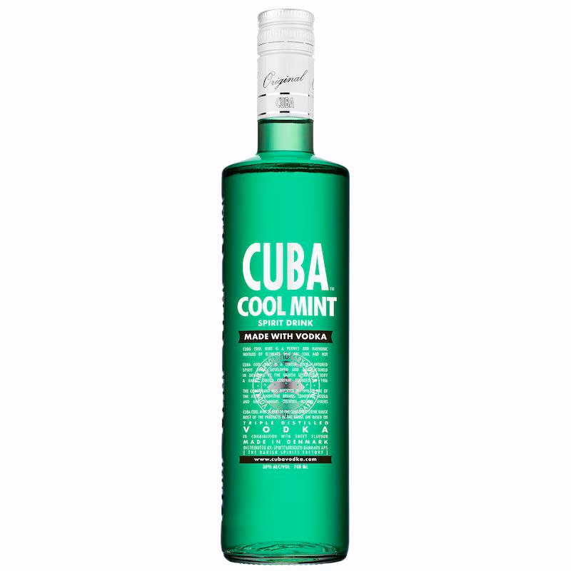 Cuba Cool Mint Spirit Drink Made With Vodka 30% 0.7 l