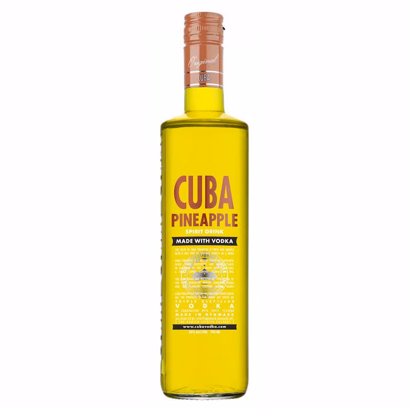 Cuba Pineapple Spirit Drink Made With Vodka 30% 0.7 l