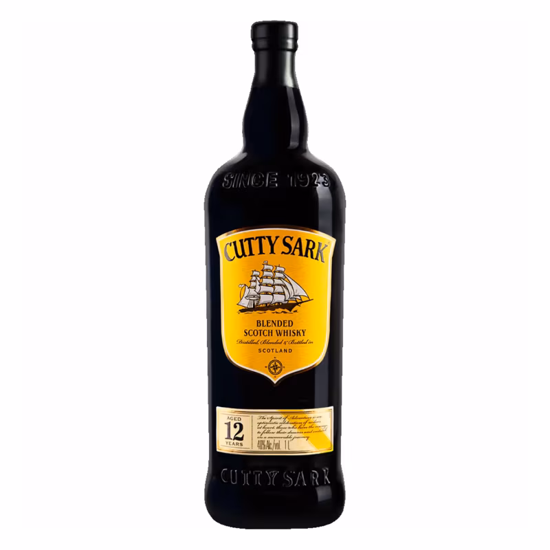 Cutty Sark 12 YO Blended Scotch Whisky 40% 1 l