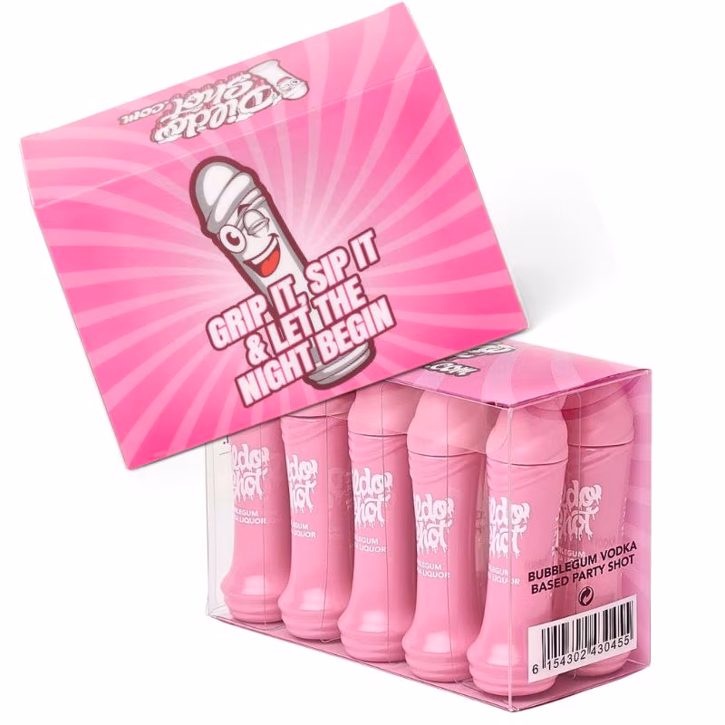 Dildo Shot Bubblegum Vodka Drink 10% 10×0.02 l