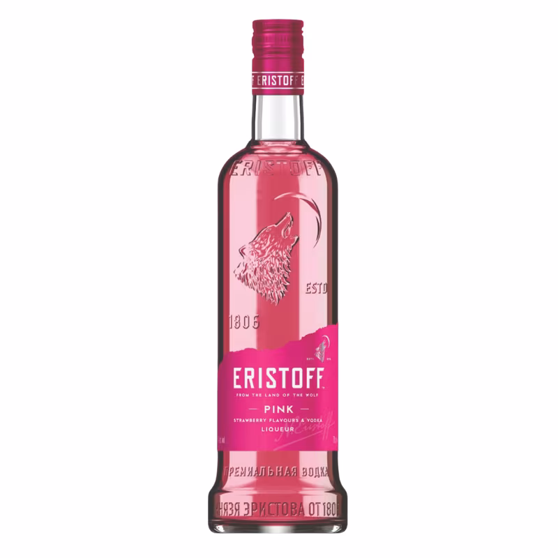 Eristoff Pink Strawberry Vodka Liqueur 18% 0.7 l