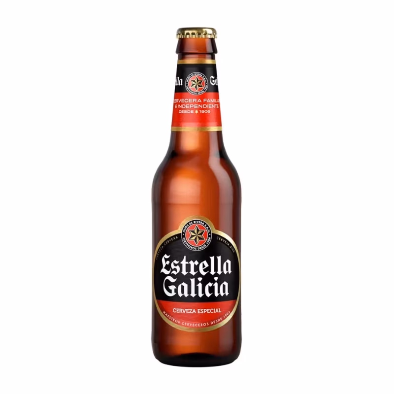 Estrella Galicia Cerveza Especial 5.5% 24×0.33 l Bottle Best Before: 09.2026
