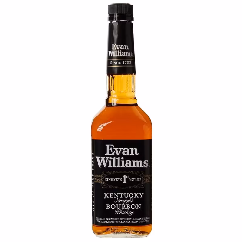 Evan Williams Bourbon Black Label 43% 0.7 l