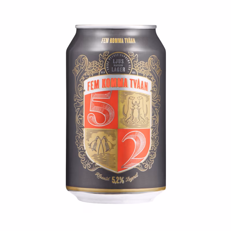 Fem Komma Tvåan 5.2% 24×0.33 l
