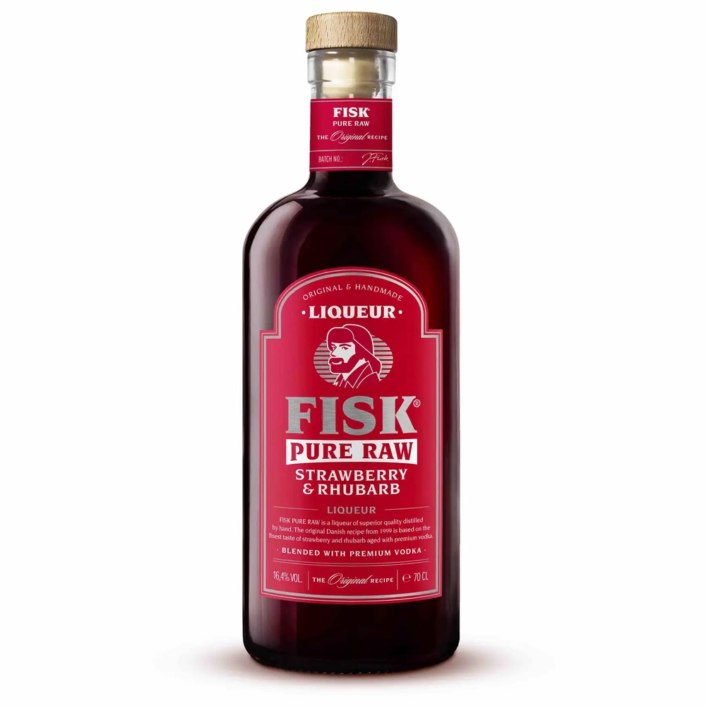 Fisk Pure Raw Strawberry Rhubarb 16.4% 0.7 l