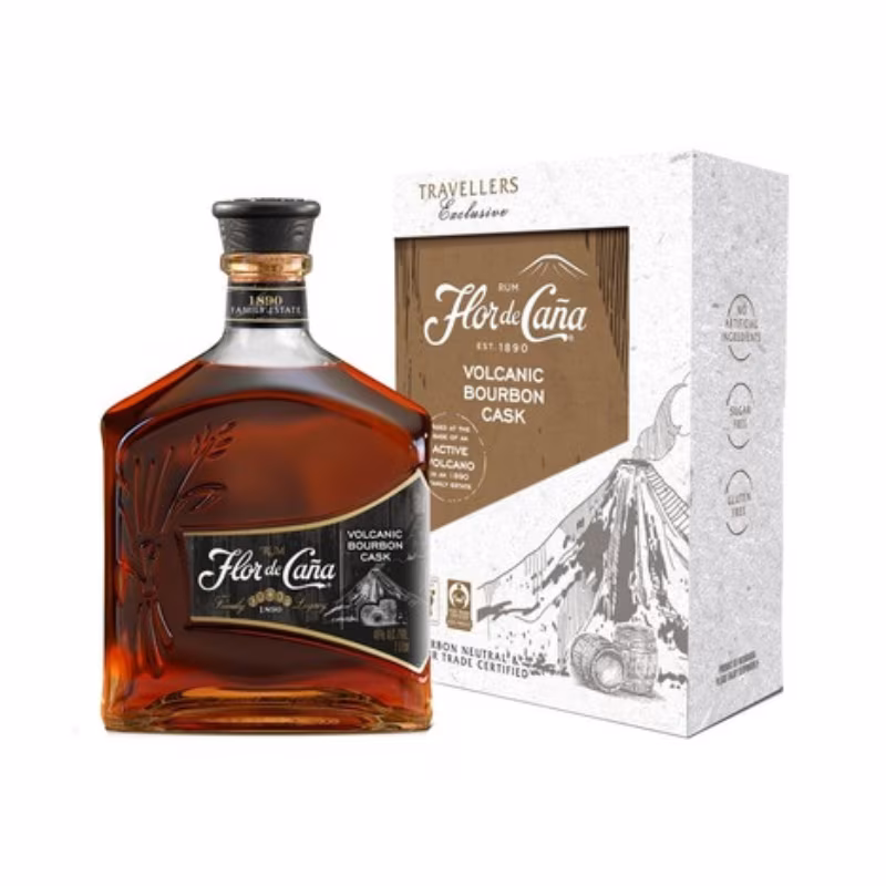 Flor De Cana Rum Volcanic Bourbon Cask 40% 1 l