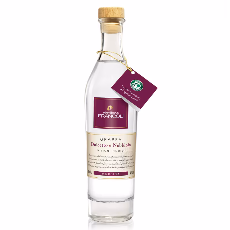 Francoli Grappa Dolcetto e Nebbiolo 40% 0.5 l