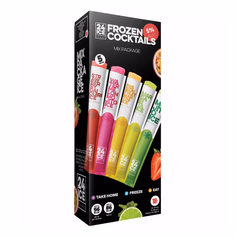 Frozen Cocktails Mix 5-pack 5% 0.325 l