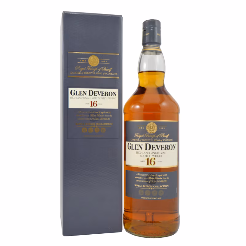 Glen Deveron 16yo Highland Single malt Scotch Whisky 40% 1 l