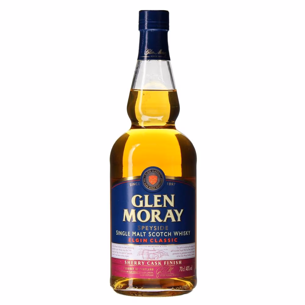 Glen Moray Sherry Cask Finish Speyside Single Malt Scotch Whisky 40% 0.7 l