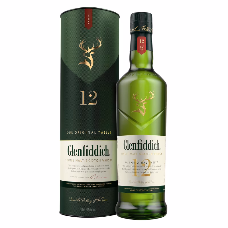Glenfiddich Single Malt Scotch Whisky 12 YO 40% 0.7 l