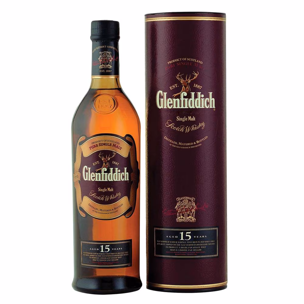 Glenfiddich Single Malt Scotch Whisky 15 YO 40% 0.7 l