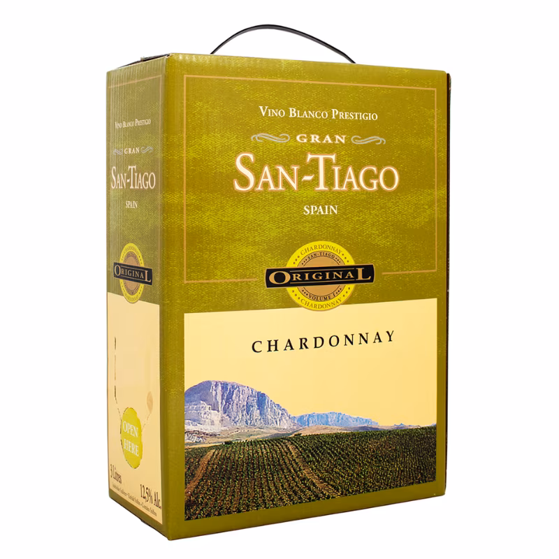 Gran San-Tiago Chardonnay 12.5% 3 l BIB