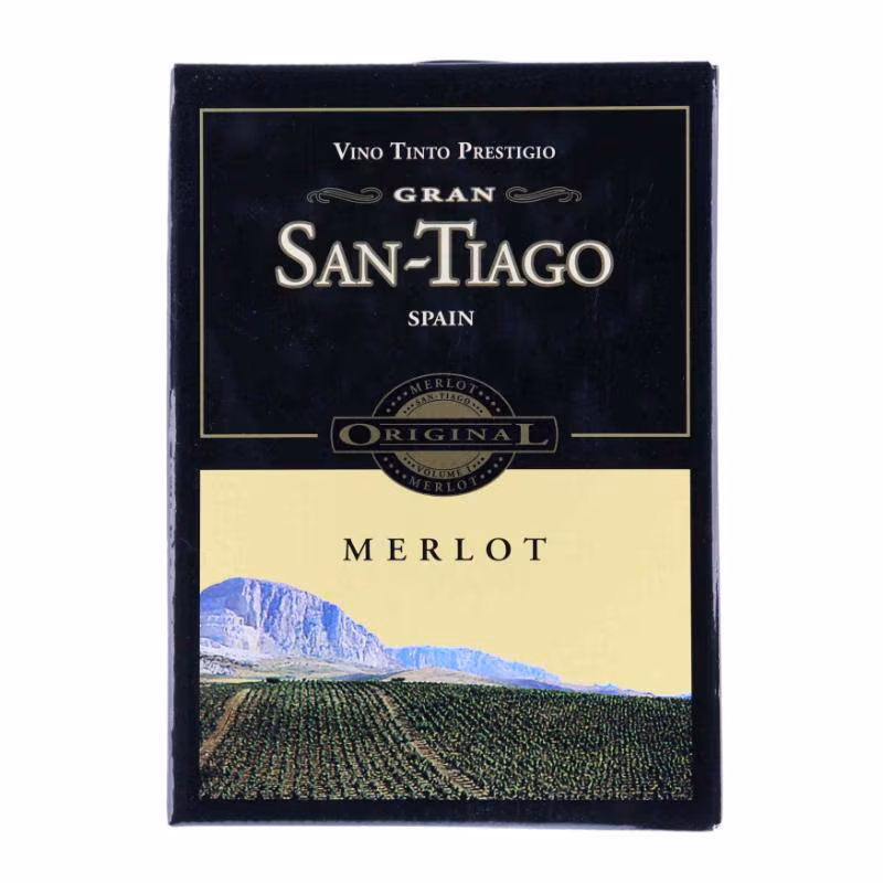 Gran San-Tiago Merlot 13.5% 3 l BIB
