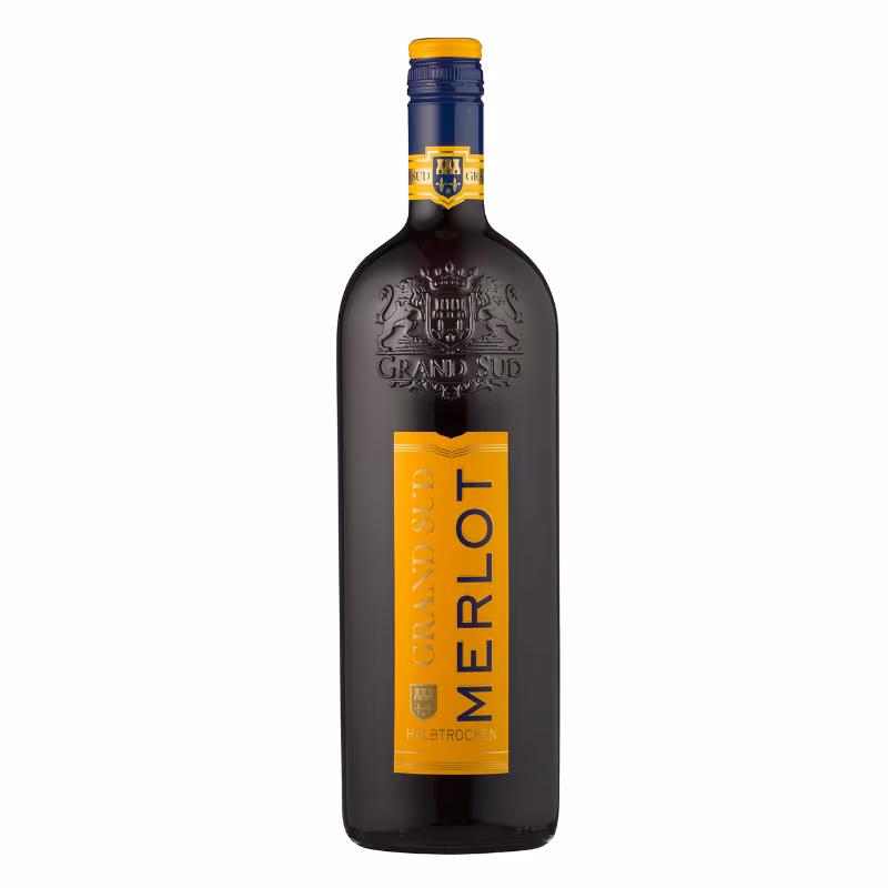 Grand Sud Merlot Halbtrocken 13% 1 l